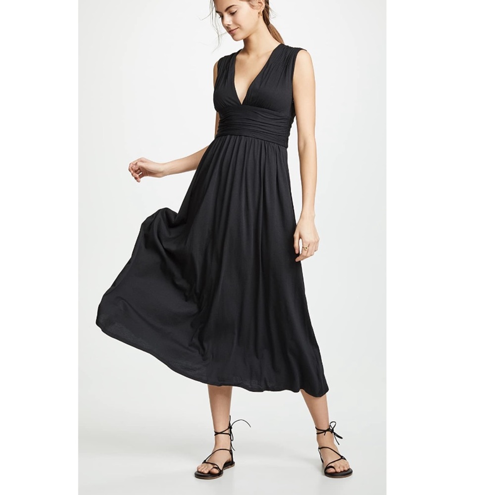 Joie Sollie Dress Midi Black XS